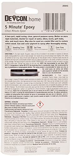 3M ITW Devcon 20845 High Strength Epoxy Anchoring Adhesive 1-Pack