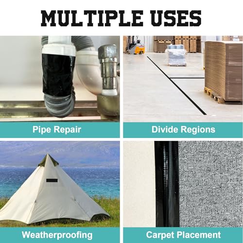 Black Duct Tape for Heavy-Duty Use