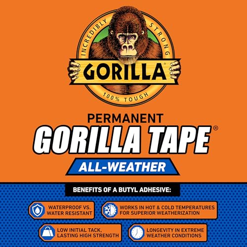 Gorilla All Weather Outdoor Waterproof Duct Tape Pack of 2