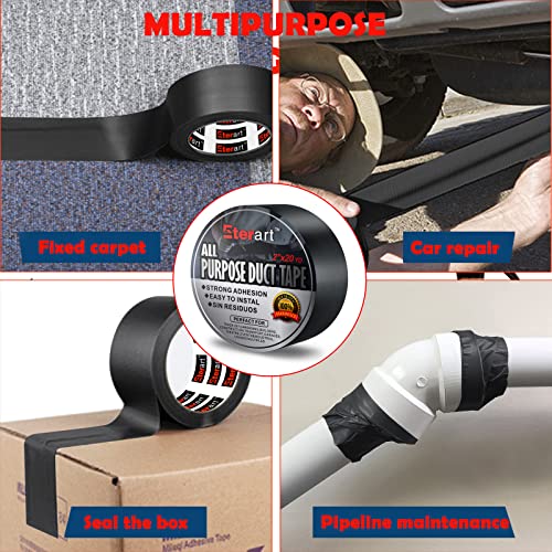 EERArt Duct Tape 2x20 Yd Blk