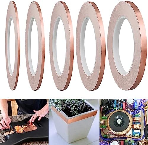 SkyPro 5-Roll Copper Foil Tape Set