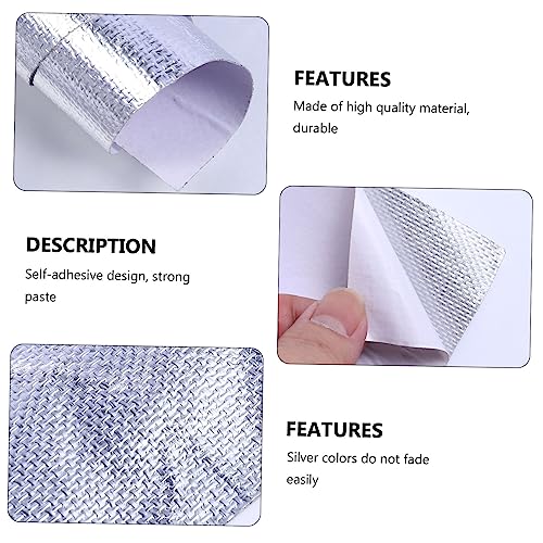 Premium Aluminum Foil Heat-Insulating Wallpapers for Self-Adhesive Use