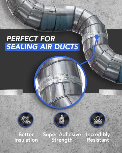TapePlus 3 Inch Duct Tape - 70 Yards High Temp Weather Resistant