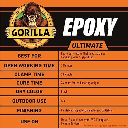 Gorilla Epoxy Set for Ultimate Bonding