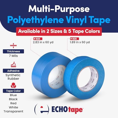 ECHOtape VI-N6120 Multi-Purpose Construction Tape Durable Versatile