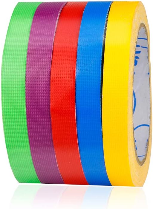 Brightly Colored Duct Tape 5-Pack