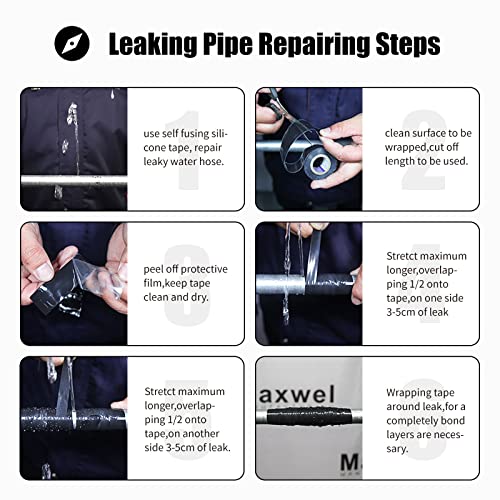 Self-Fusing Silicone Tape Leak Seal