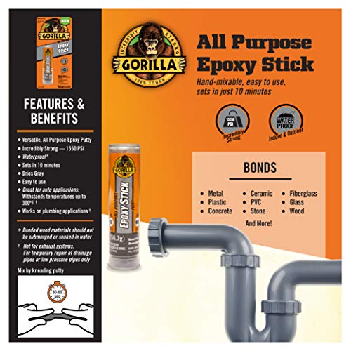Gorilla All Purpose Epoxy Putty Stick