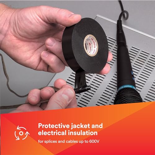 3M Scotch Vinyl Electrical Tape - Premium Heavy Duty Fire retardant and UV protected
