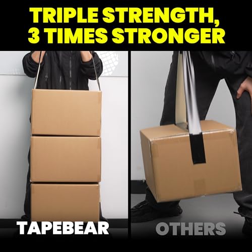 TAPEBEAR Duct Tape Heavy-Duty 165mil UV-Resistant and Waterproof Easy to Use