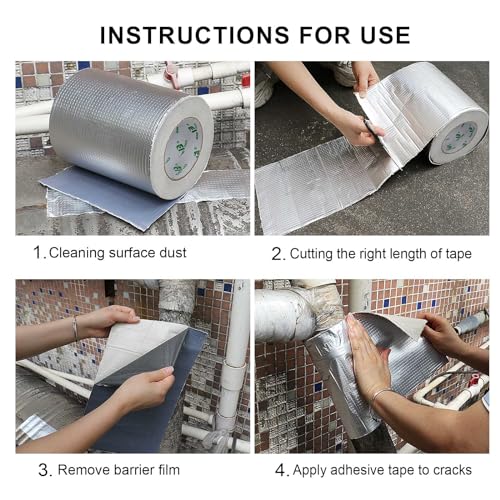 High-Quality Aluminum Foil Butyl Leak Repair Tape