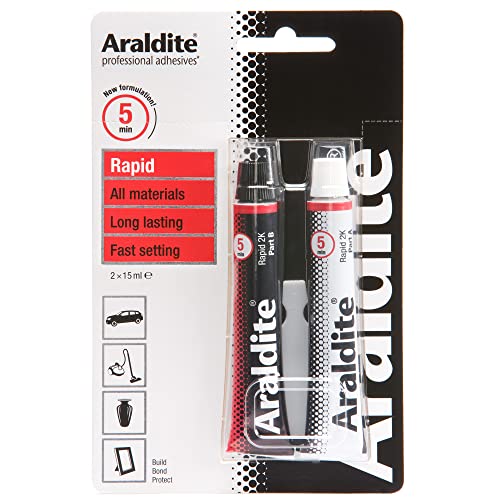 Araldite ARA-400005 Professional 2-Part Rapid Translucent Adhesive
