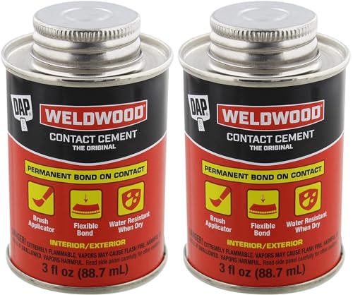 DAP Weldwood Original Contact Cement 3 oz 2 pack