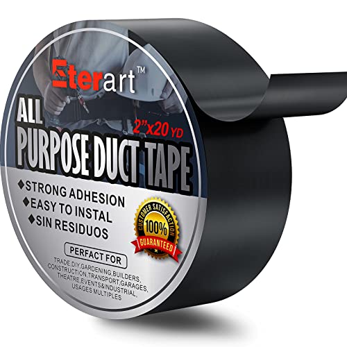 EERArt Duct Tape 2x20 Yd Blk