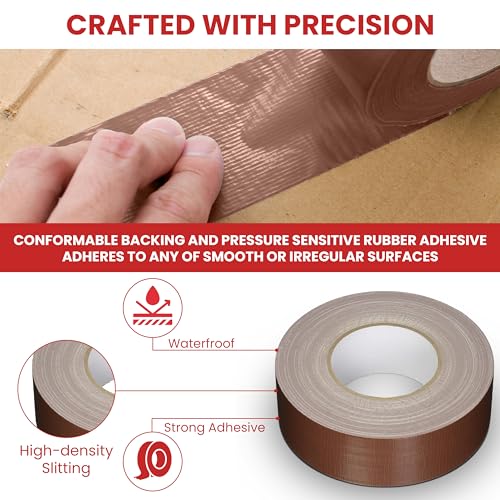 Sealing and Seaming Duct Tape - 2 x 60Yd burgundy Durable Waterproof