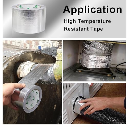 BOMEI PACK Heat Shield Tape 3 x 66ft for Thermal Protection
