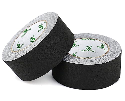 BOMEI PACK Gaffer Tape 2inch x 30yds Black Non-Reflective