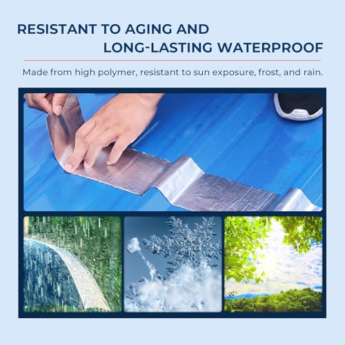 Waterproof Aluminum Butyl Tape for leak repair durability