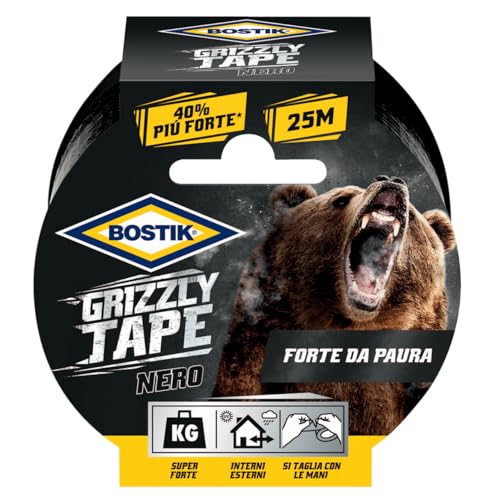 Bostik Grizzly Tape 25m Black