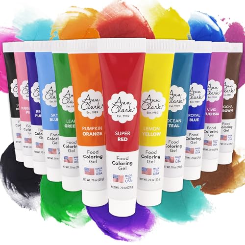 Ann Clark Professional-Gel Food Coloring Set