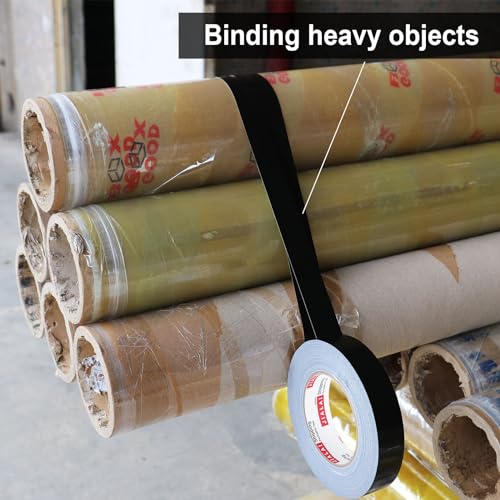 Black Duct Tape 1-Inch x 60-Yard Heavy-Duty