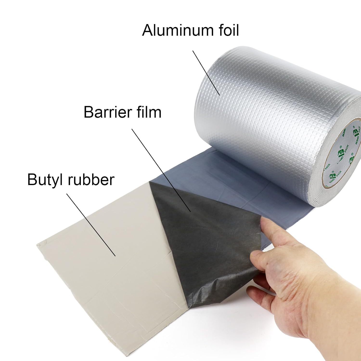 BOMEI PACK Water-Resistant Butyl Tape