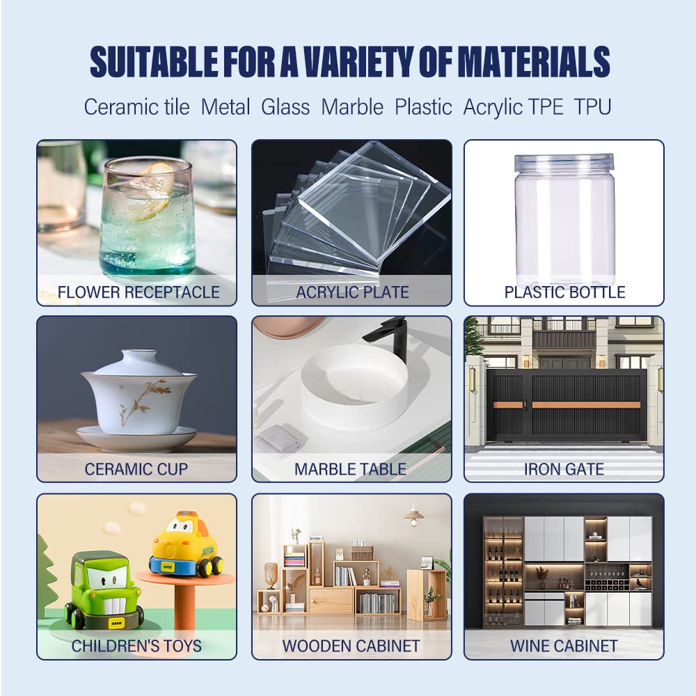 Quick Strong Glass Acrylic Adhesive