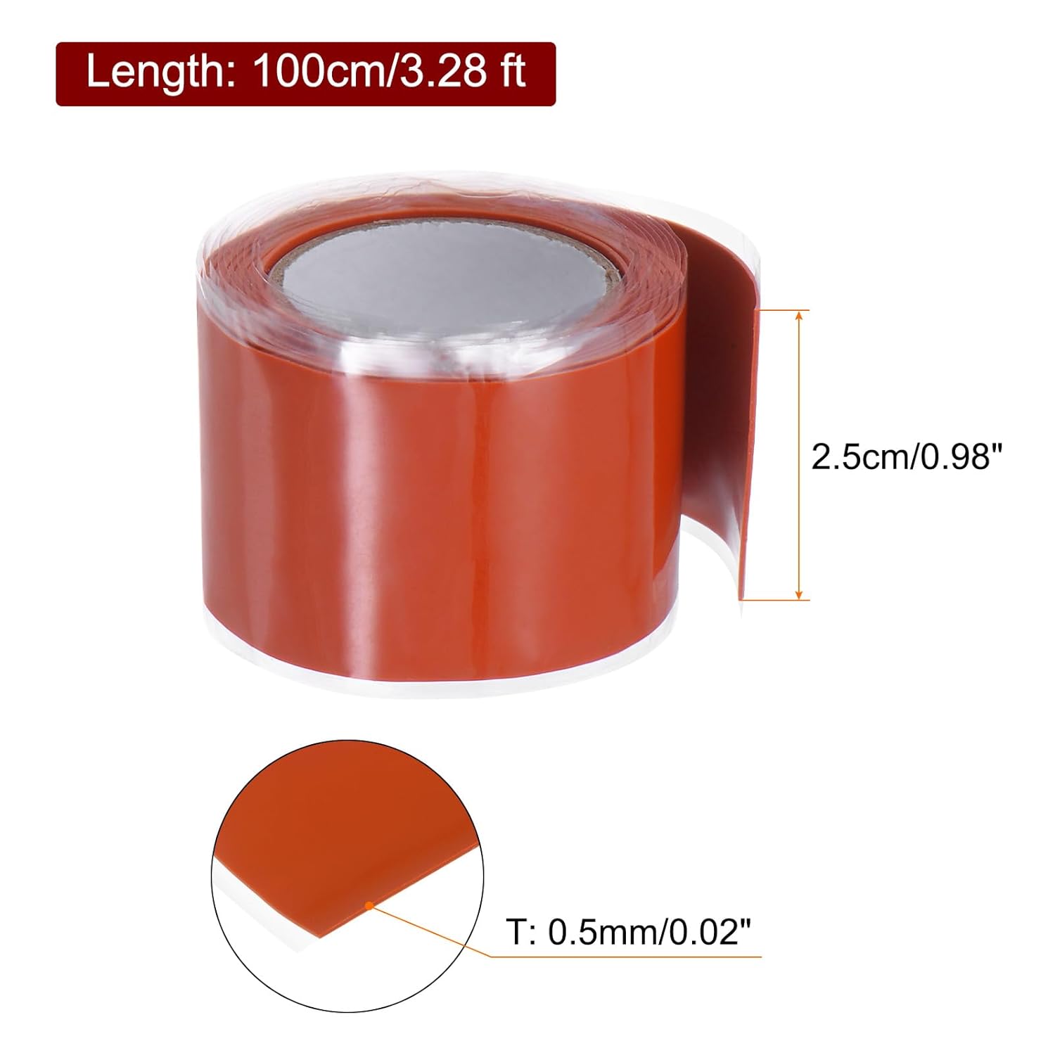 HARFINGTON Self-Fusing Silicone Tape Leak-Stop DurableUniversal Leak-Resistant