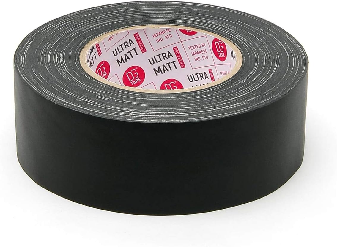 DGTAPE 2in X 60ya - Black UltraMATT Gaffer Tape