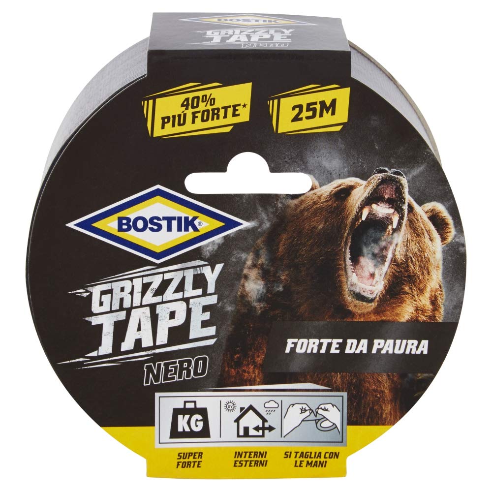 Bostik Grizzly Tape 25m Black