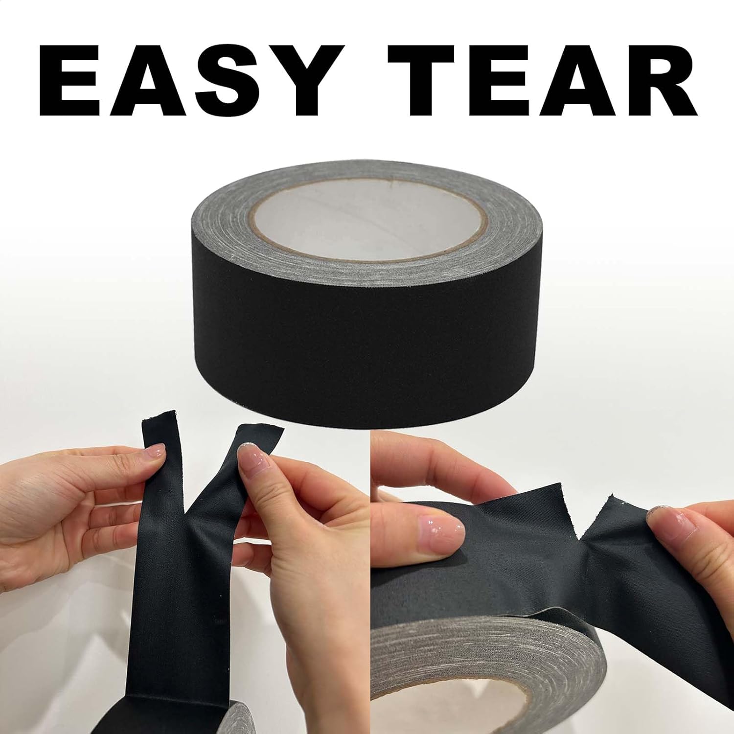 GREAT_VALUE Premium Gaffer Tape Black 2 inch x 45 yards