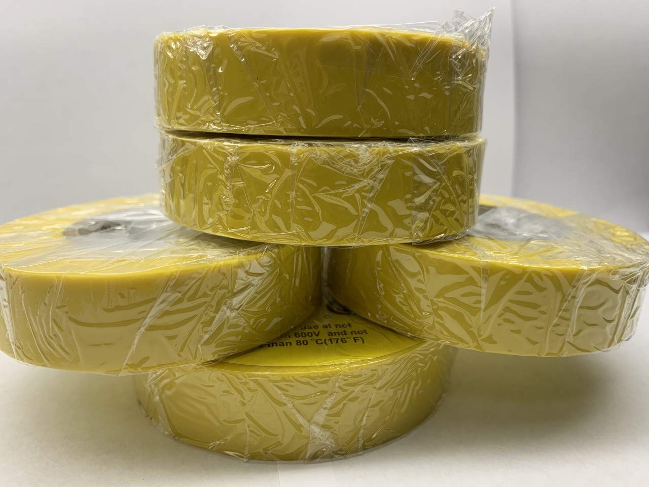Professional Electrical Tape - Durable Flame Retardant Yellow