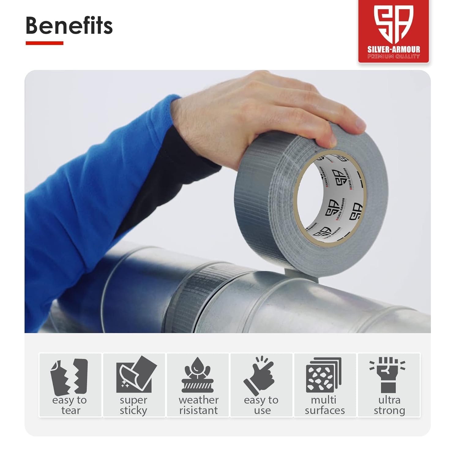 Durable 40 Yards Heavy Duty Duct Tape
