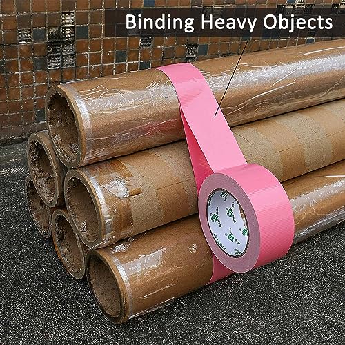 Bomei Pack Pink Duct Tape 3 Rolls 9mil x 188inch x 30yds