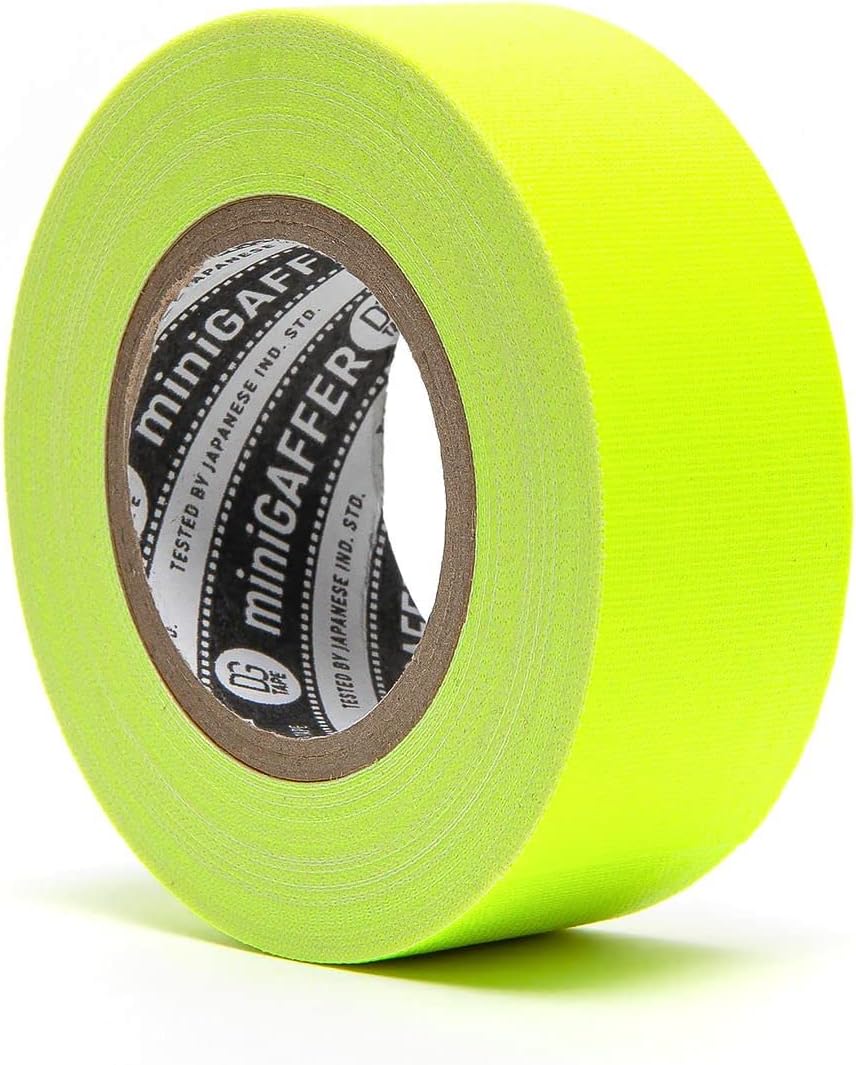 Fluorescent Yellow Gaffer Tape 1 x 11yd