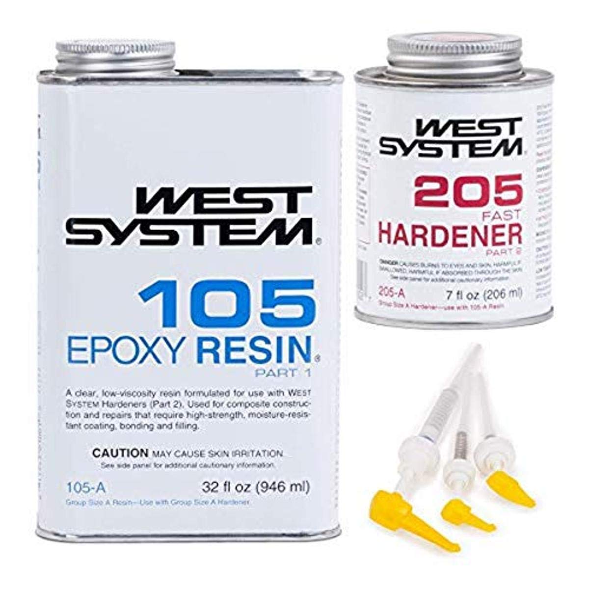 West System 105A Epoxy Resin 32 Fl Oz Bundle