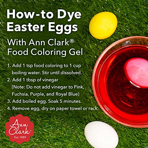 Ann Clark Professional-Gel Food Coloring Set
