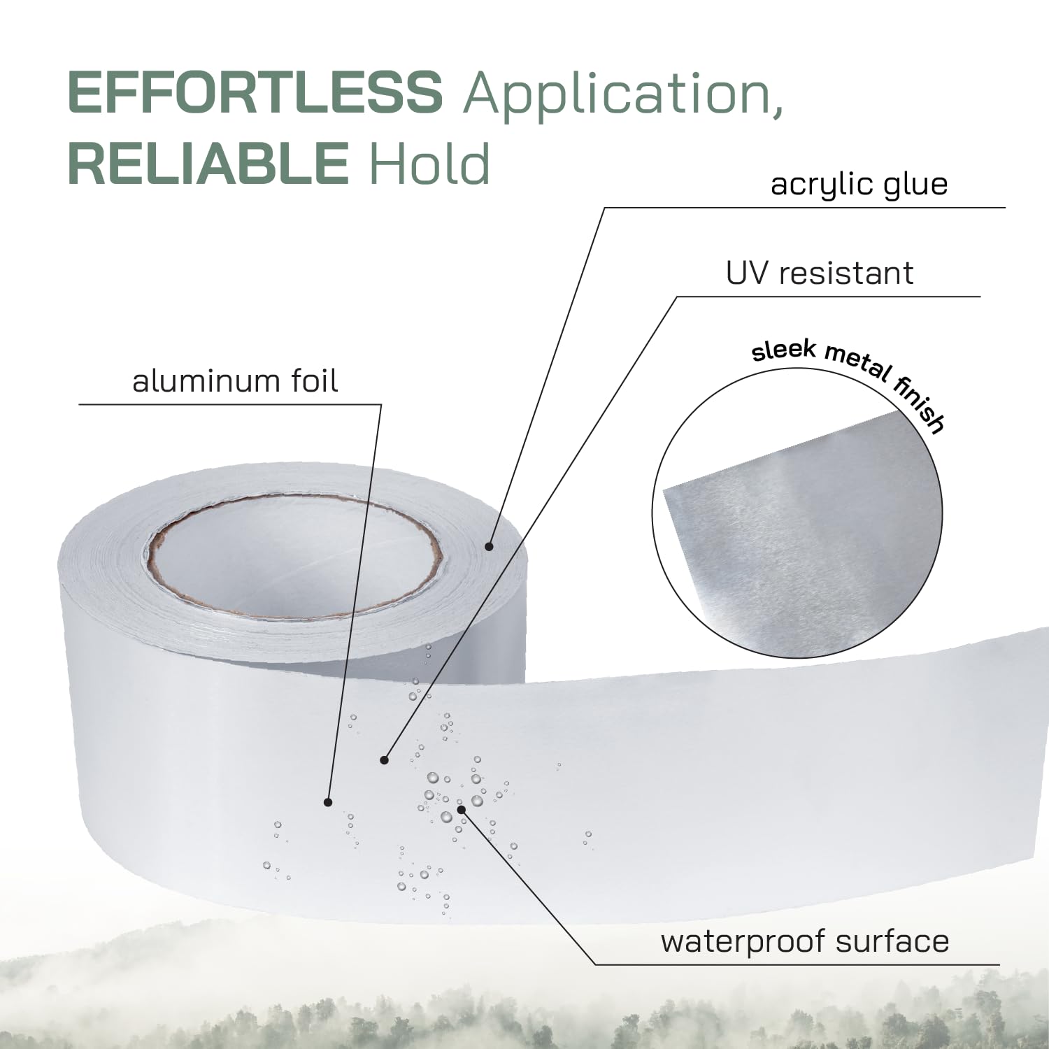 3 Inch Aluminum Foil Tape for Ductwork