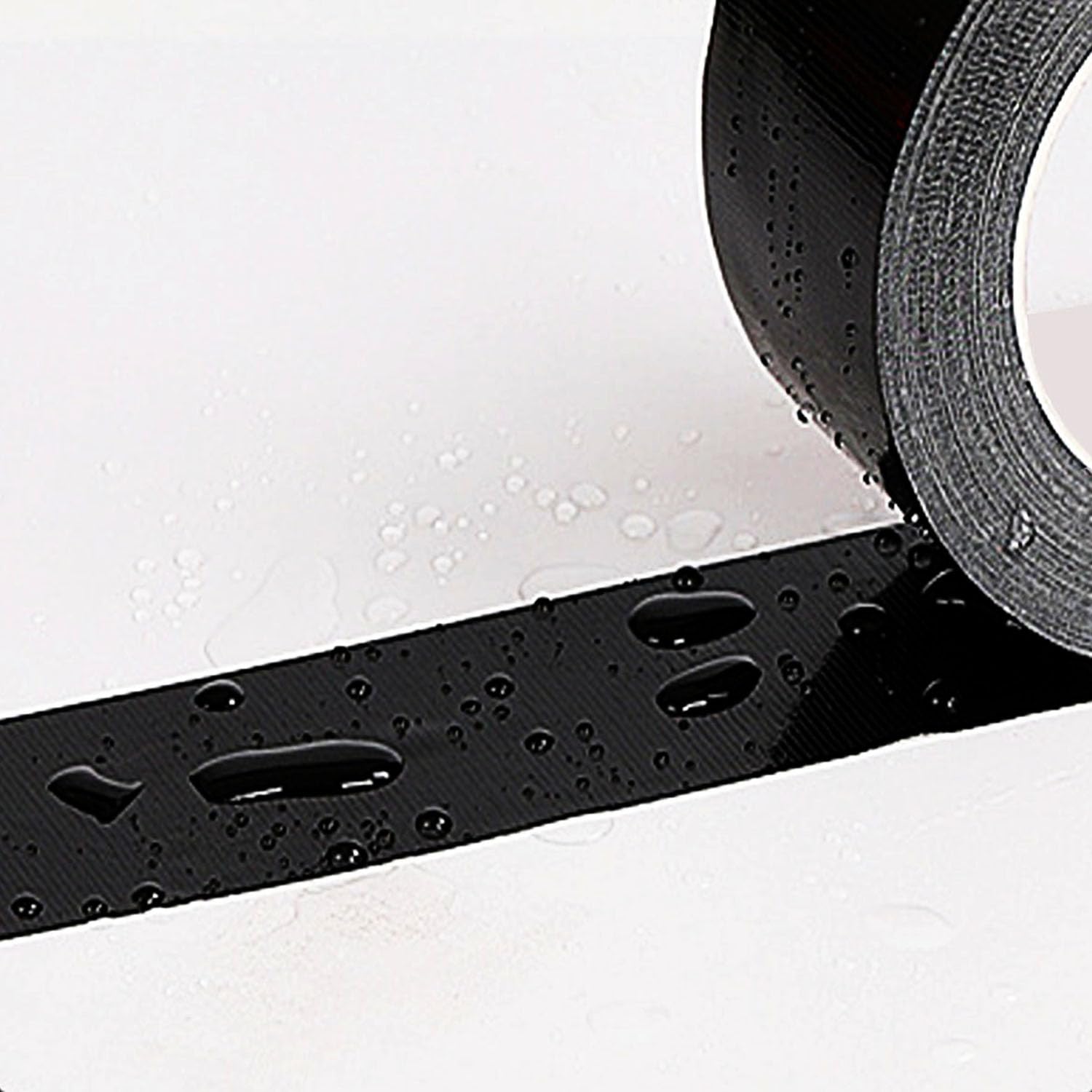 CHUANGSEED Black Duct Tape 3 x 55 Yards 164 ft Waterproof No Residue