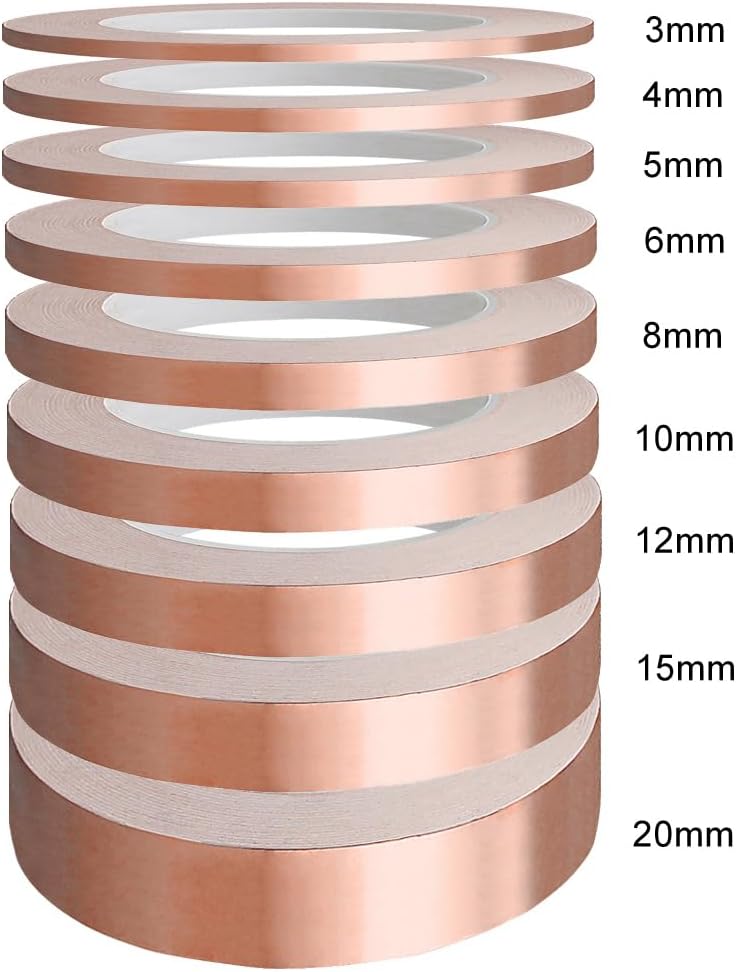 SkyPro 5-Roll Copper Foil Tape Set