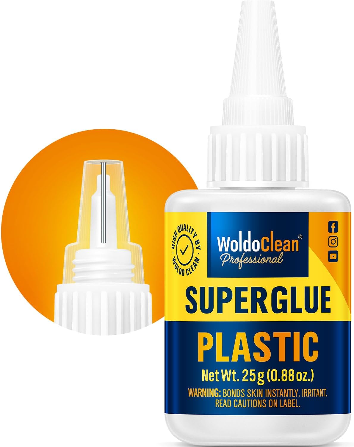 Instant Bond - Super Glue for Plastic 25g
