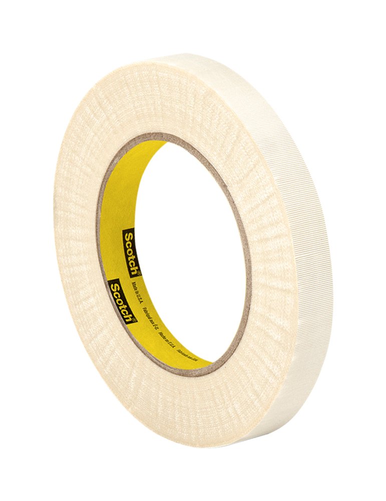 3M 361 White Glass ClothSilicone Adhesive Electrical Tape 60 yd Length 0625 Width
