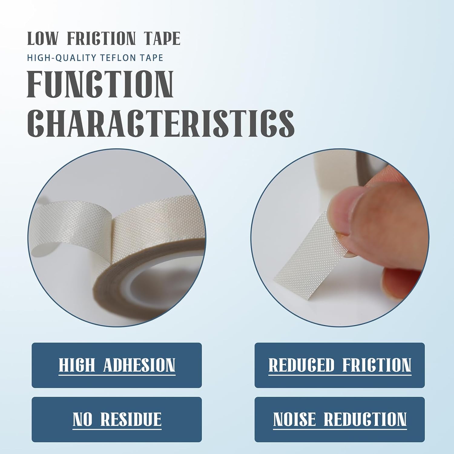 Low Friction Drawer Tape 05inx33ft