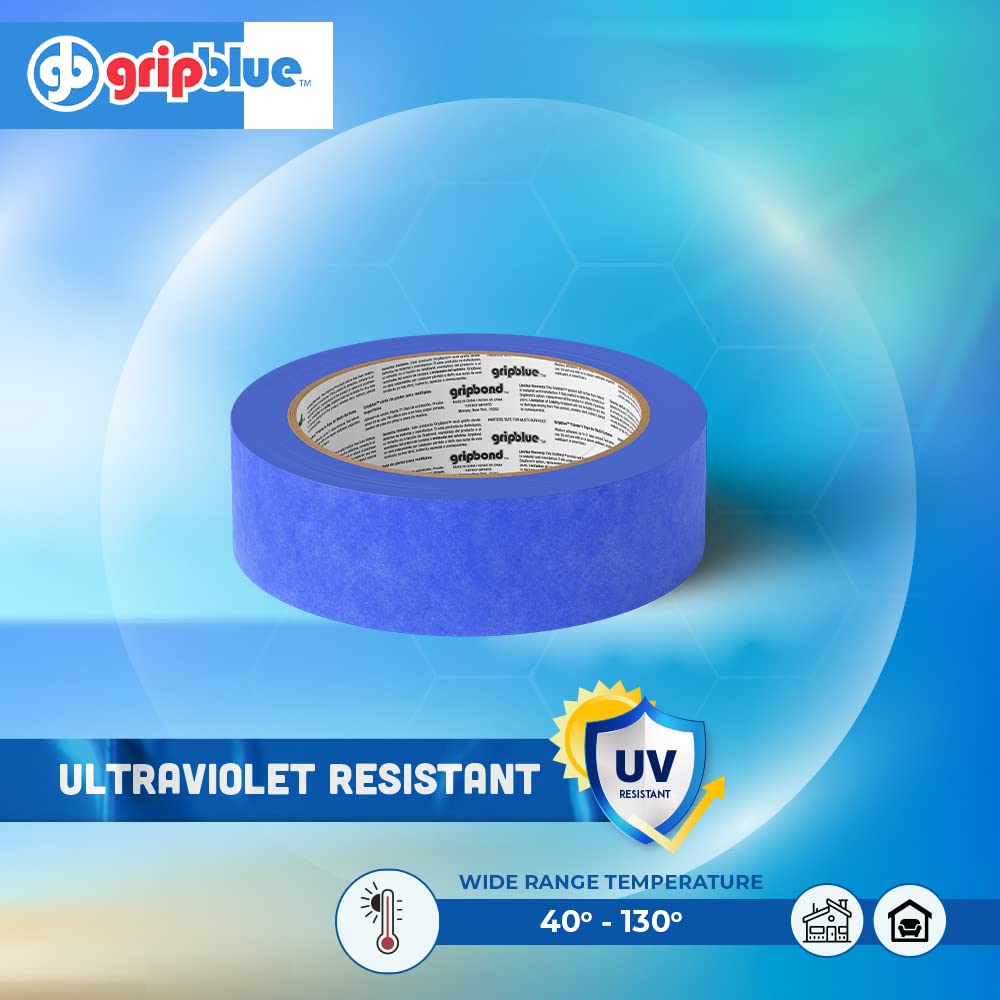 GripBlue Blue Painters Tape 15 Inch Wide Roll