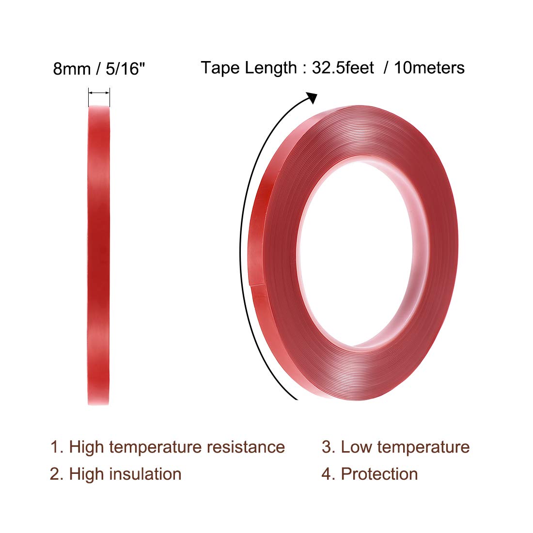 Durable Double-Sided Adhesive Tape for Touchscreens and More