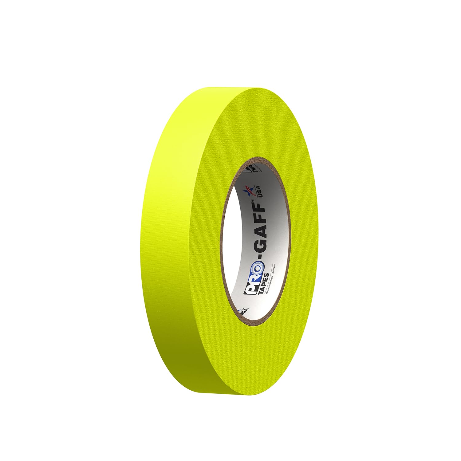 Pro Tapes 1 Gaffer Gaffers Fluorescent Yellow Matte Tape