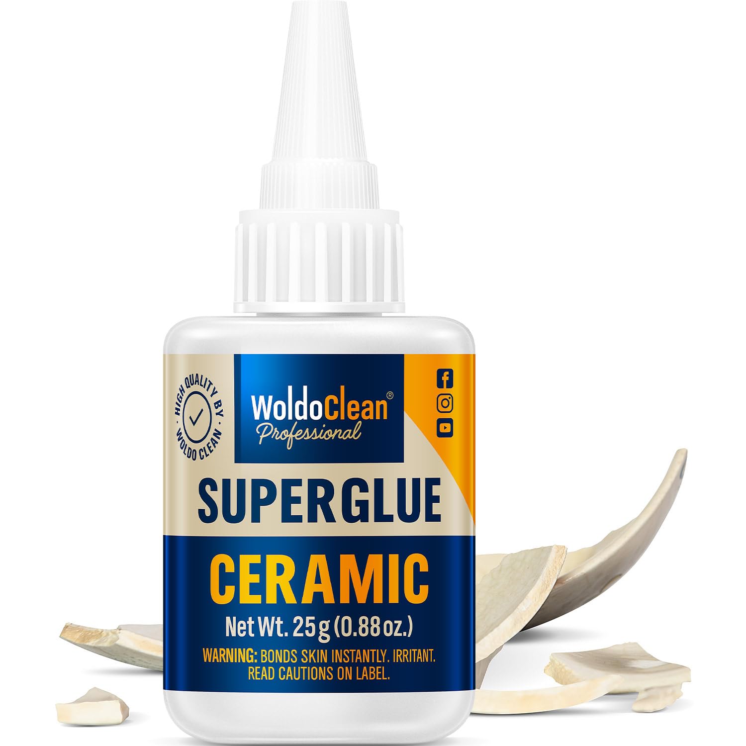 Instant Waterproof Super Glue for Ceramics and Porcelain