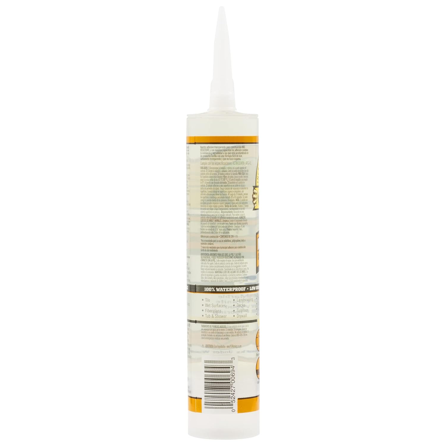 Gorilla Construction Adhesive - Strong Durable