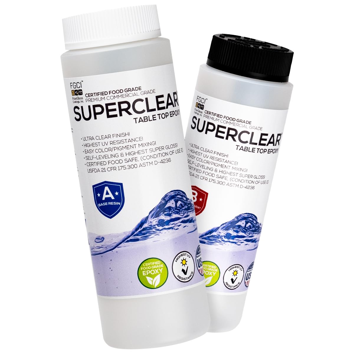 Table Top Epoxy Resin Kit Superclear Food Grade UV Resistant