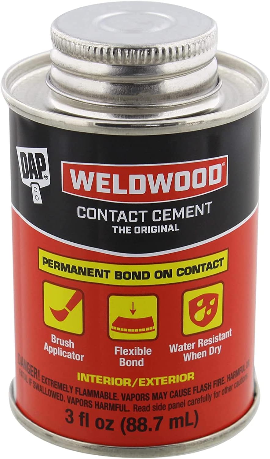 DAP Weldwood Original Contact Cement 3 oz 2 pack